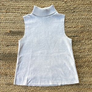 Zara Cream Ribbed Turtleneck Sweater